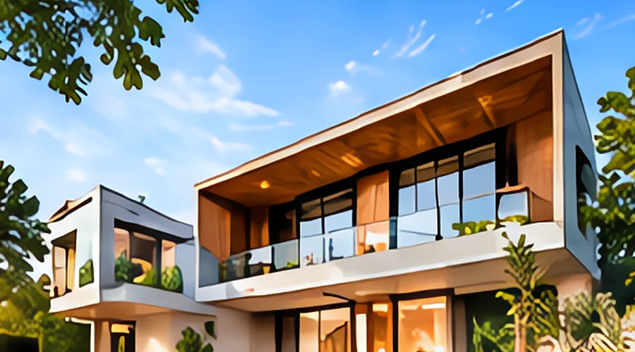 Nhà phố hai tầng sân vườn